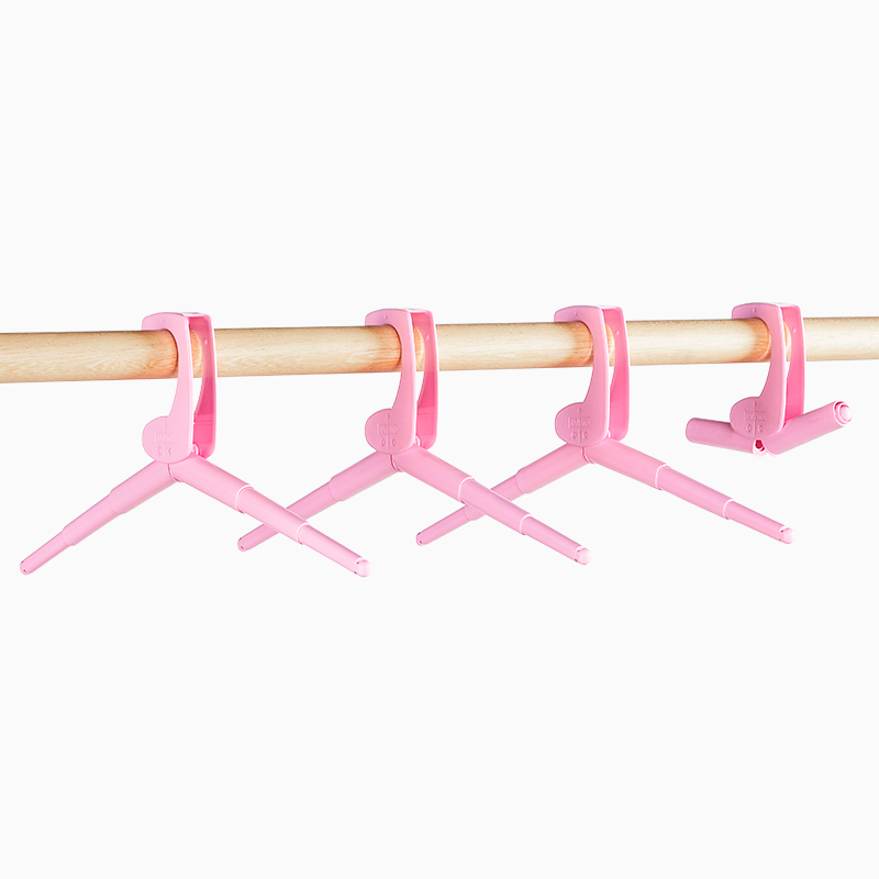 Hanger Pocket-sized clothes hanger pink 2